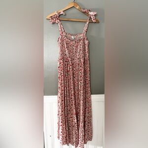 Sonoma Maternity Floral Tie-Strap Maxi Dress – Size M, RN#: 73277